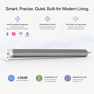 Persianas Enrollables Motorizadas Inteligentes con WiFi, 100% Opacas, para Sala Multimedia y Hogar, Requiere Esfuerzo Manual Controla tus persianas con un - Product Image 2