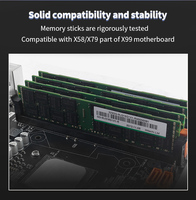 RAM DDR4 ECC Grosir 16GB 32GB 64GB 2133MHz 2400MHz 2666MHz RDIMM untuk Server