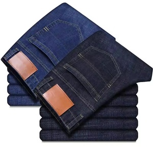 <span class=keywords><strong>Jeans</strong></span> Slim fit a gamba dritta da <span class=keywords><strong>uomo</strong></span>-Denim stile <span class=keywords><strong>Boyfriend</strong></span> con ricamo-<span class=keywords><strong>Jeans</strong></span> formali-all'ingrosso - Product Image 4