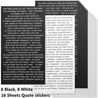 Étiquette d'autocollants de citation vintage pour Scrapbooking Junk Journaling Diy Art Crafts Collage Album Embellissement Autocollant personnalisé