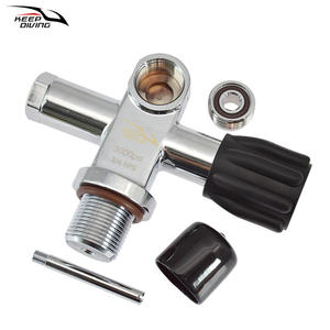 Válvula Integrada de Doble Tanque con Interruptor G3/4 para Mano Izquierda/Derecha, DIN+YOKE, para Buceo Profesional, Material de Fibra de Vidrio, KEEP DIVING - Product Image 5