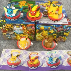 Tazza di caffè pokemball con pokemball a caldo Pikachuu Bulbasaur Psyduck Eevee Capsule 3D Mini Figure Monster Desk auto decorazione da tavolo per la casa