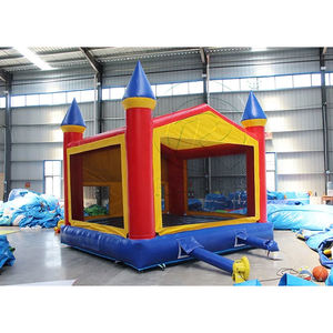 บ้านลมเป่าลมขนาดสั่งทำพิเศษ 13x13 ฟุต พร้อมโลโก้ บ้านลมเป่าลมเชิงพาณิชย์ ปราสาทลมเป่าลมสำหรับเด็กและผู้ใหญ่ - Product Image 4