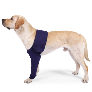 Manchon de protection avant pour chien, anti-léchage, pour la récupération des blessures, réglable, antidérapant, soutien articulaire pour animaux de compagnie - Product Image 4