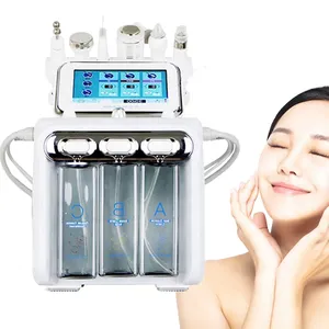 2023 hidrafacials 기계 진공 blackhead 리무버 6 in 1 h2o2 미용실을위한 hydrafacials 기계