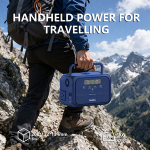 Station d'alimentation portable extérieure, générateur solaire 300W, batterie LiFePO4 pour la maison, le camping, la secours en cas d'urgence, alimentation de secours - Product Image 4