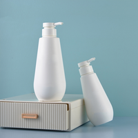 Nouveau Design100ml120ml150ml blanc PET bouteille conique cercle bouteille givré couleur presse mousse pompe bouteille en plastique avec boîte en papier