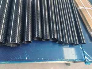 Tubo de Fibra de Carbono Profesional, Moldeado en Fibra de Carbono, 3k Twill Plain, 500mm - Product Image 1