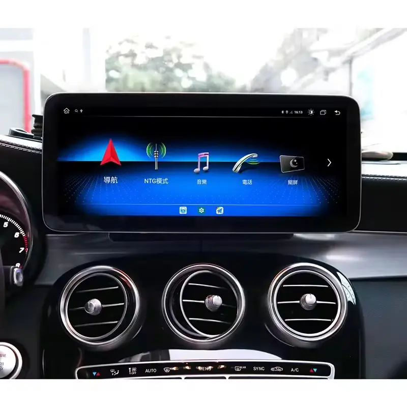 10,25 Zoll Multifunktionsbox Android Autoradio Stereo GPS Auto DVD-Player für Mercedes Benz C-Klasse W204 W212 Android