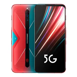 最新的Nubia红色魔术5G 8GB Ram 128GB Rom手机6.65 “amoed 2340x1080p屏幕Android 10 4500mAh手机