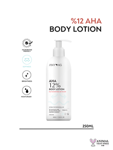 Loción corporal exfoliante e hidratante con ácido glicólico al 12% AHA para una piel suave y luminosa, 250 ml, hecho en Turquía. - Product Image 4