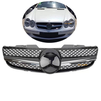 Autoteile R230 AMG Style Frontgrill für Mercedes-Benz SL CLASS R230 modifizierter Kühlergrill 2007 2008 2009