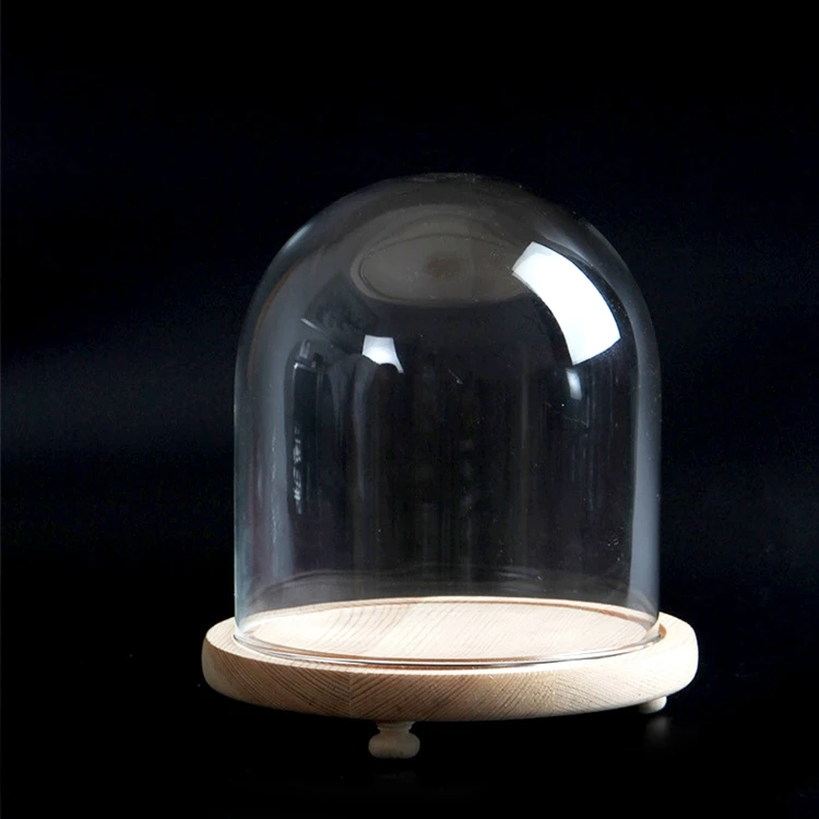 Цветки галактики консервированные розы в стеклянном куполе со светодиодной подсветкой и деревянной основой