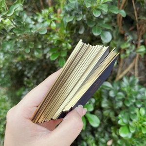 Tùy Chỉnh Lá Vàng Sang Trọng Các Tông Màu Xanh Nổi Đã Ghé Thăm Thẻ Tên Tại Chỗ UV In Ấn Kinh Doanh Thẻ Với Logo - Product Image 4