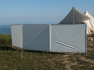 En plein air Coton Rideau Pare-Brise Camping Feu de Camp De Projection Mur Extérieur En Tissu Privé <span class=keywords><strong>Barbecue</strong></span> Pique-Nique Tente Soleil Abri - Product Image 4
