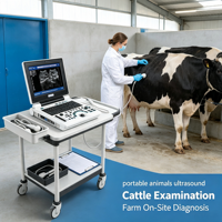 Appareil d'échographie vétérinaire multifonctionnel, scanner d'échographie portable, échographie médicale vétérinaire avec sondes