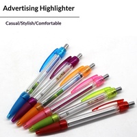 Stylo à bille promotionnel personnalisé avec logo, encre bleue 0,7 mm, en plastique, pour cadeaux promotionnels
