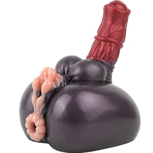 GEEBA Silicone Buttocks with <b>Dildo</b> Fantasy Male Masturbator Gay Masturbator Pocket Pussy Sex Dolls for Gay Masturbate - Product Image 1