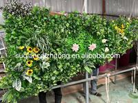 Tanaman Plastik Simulasi Bagang, Dinding Hijau, Rumput Palsu, Penghijauan Dalam Ruangan, Dekorasi Toko Buah, Bunga Buatan, Papan Nama Pernikahan