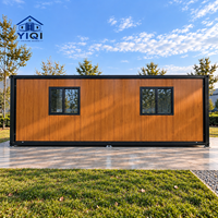 Maison conteneur pliable de 20 pieds, installation rapide, bâtiment modulaire pour hébergement d'urgence et temporaire