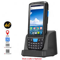 Android 9 dispositivo terminal portátil data Collector 1D escaneo de código de barras QR PDA para el inventario del almacén