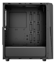 Hongyi diamant bricolage noir blanc led lumière panneau micro ATX MATX ITX tours de bureau ordinateur gamer gaming pc cas avec ventilateur RVB