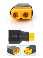 Adaptateur de prise ToolkitRC XT60 vers XT30, connecteur mâle/femelle pour batterie RC ESC