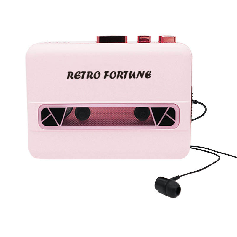 Oem Odm China Cheap Tape Mp3 Walkman Built In Speaker Cassette Player Pink Color