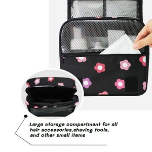 New Arrival Hawaiian Custom Palaka Print Waterproof Foldable Zipper Closure Soft Handle Large Capacity <b>Organizer</b> <b>Cosmetic</b> Bags - Product Image 4