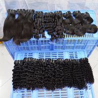 Cheveux brésiliens vierges bruts à cuticules alignées, lots de cheveux humains vierges en gros, fournisseur de cheveux vierges, lots de cheveux brésiliens vierges de type Mink