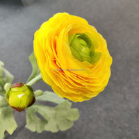 Bunga buatan Ranunculus bunga dekorasi dekorasi, bunga mawar Peony sutra kualitas tinggi untuk dekorasi pesta pernikahan rumah