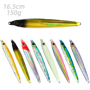 Señuelo de Pesca Jigging de 166 mm y 150 g con Recubrimiento UV, Simulación Láser 3D para Pesca en Agua Salada, Señuelo Duro Biomimético para Pesca de Fondo - Product Image 2