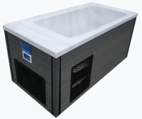 Baignoire de glace en acrylique de 1.9m Baignoire de trempage Bain de glace en acrylique Baignoires plongeantes froides tout-en-un avec filtre UV à ozone Bains plongeants froids
