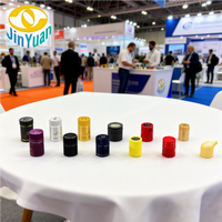 Bouchon de bouteille en plastique à personnalisation profonde, anti-fuite, avec anneau inviolable, fermetures en plastique durables inviolables pour whisky et vodka