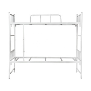 Good Quality School Furniture Kids Metal Two Bunkbeds Double Metallic <b>Beds</b> Frame Bunk - Product Image 3