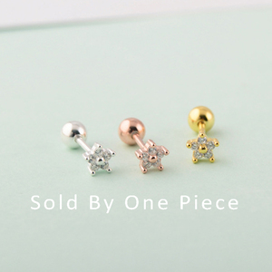 Alla moda di Modo Tre Colori Disponibili Orecchio Barbell <span class=keywords><strong>Piercing</strong></span> <span class=keywords><strong>925</strong></span> Sterling <span class=keywords><strong>Argento</strong></span> - Product Image 2