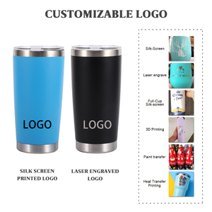 Tasse thermique chauffante de 20oz en acier inoxydable pour garder au froid la tasse de voiture pour café Tasse à café isolée à double paroi Gobelets Vasos - Product Image 6
