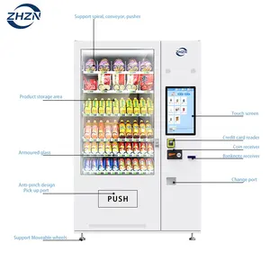 Distributeur automatique de snacks et de boissons et distributeur automatique combiné de snacks chauds