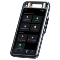 Enregistreur vocal sans fil VORMOR M5, appareil de traduction linguistique intelligent portable, traduction hors ligne, enregistreurs vocaux numériques 16 Go
