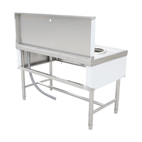 Cuisine commerciale en acier inoxydable cuisinière à gaz industrielle gaz butane 2 brûleurs cuisinière à allumage automatique fournitures de restaurant d'hôtel
