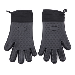 Guantes de silicona para parrilla 33x19cm resistentes al calor para barbacoa y repostería - Product Image 3