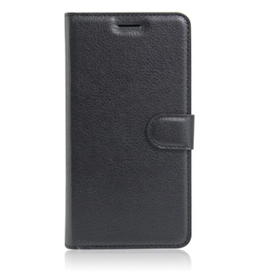 China Manufacturer Black Pu Leather Back Mobile Phone Cover For Oppo A37