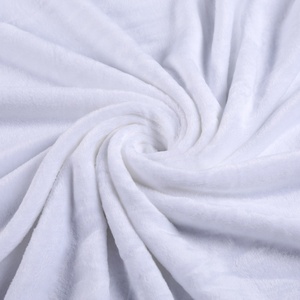 Manta de franela blanca con impresión digital, manta de sublimación personalizada, precio barato, OEM - Product Image 6