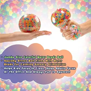 EPT Jumbo ukuran Gel manik-manik warna-warni antistres ADHD kecemasan bantuan sensorik Quishy stres bola mainan - Product Image 4