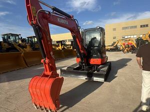 รถขุดตีนตะขาบขนาดเล็กมือสอง Kubota U55‑4 ของแท้จากญี่ปุ่น 5 ตัน ระบบไฮดรอลิก เหมาะสำหรับงานเทศบาล - Product Image 6