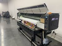 Huayu Produk Terbaru Printer Inkjet 1.85m/1.9m/1.8m 3200 /xp 600 Print Head Bahan Fleksibel Printer Label Tinta Eco-Solvent