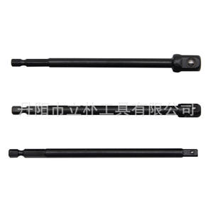 Adaptateur de tige hexagonale allongée Mr Drill 3 pièces 150 mm en acier au carbone pour outils électriques et pneumatiques - Product Image 1