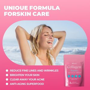 OLLI Hochwertiges Multi-Kollagen-Peptid-Pulver-Nahrungsergänzungsmittel für Erwachsene Schöne Haut Haare Nägel Optimal für Frauen - Product Image 3