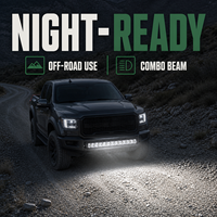 Barre lumineuse LED HSSH 20 30 40 50 pouces à une rangée pour VTT, UTV, voiture tout-terrain, accessoire d'éclairage