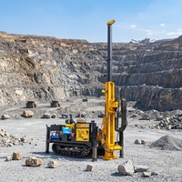 Foreuse de prospection géologique entièrement hydraulique, profondeur 500 m, pression 21 MPa, vitesse 1300 tr/min pour l'exploitation minière et les études géologiques